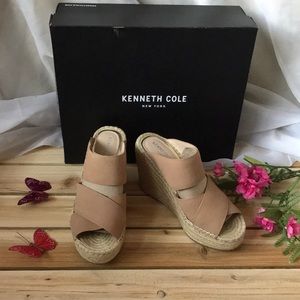 Kenneth Cole NY Olivia X Band Wedge Sandals